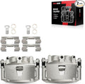 Torchbeam Front Brake Calipers Set for Jeep 2006-2010 Grand Cherokee 3.7L, Jeep 2006-2010 Commander, Jeep 2005 Grand Cherokee, Front Left and Front Right Calipers Replace # 18B4990+18B4991
