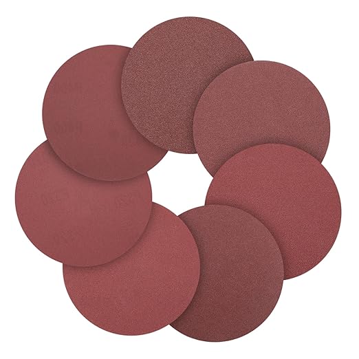 200 Pcs 2 Inch Sanding Disc 60/80/120/180/240/320/400/800/1000/2000 Grit Round Hook and Loop Sandpaper for Random Orbital Sander Automotive Car