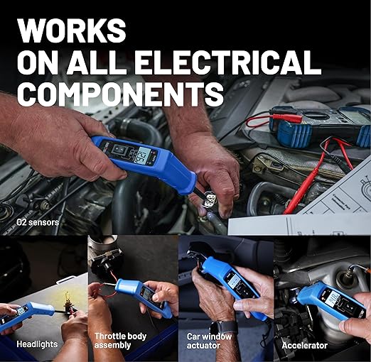 Innova 5420 Power Circuit Tester for Automotive | 45° Swivel Head | Fuse, Relay, Battery, and Circuit Diagnostics | Voltage Tester, Multimeter, Relay Tester, Short Circuit Finder, 12V/24V
