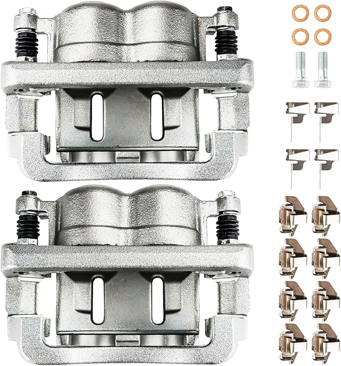 Torchbeam Front Brake Calipers Set for Ford 2005-2012 F-250 Super Duty, Ford 2005-2012 F-350 Super Duty, Front Left and Front Right Calipers Replace # 18B5022+18B5023