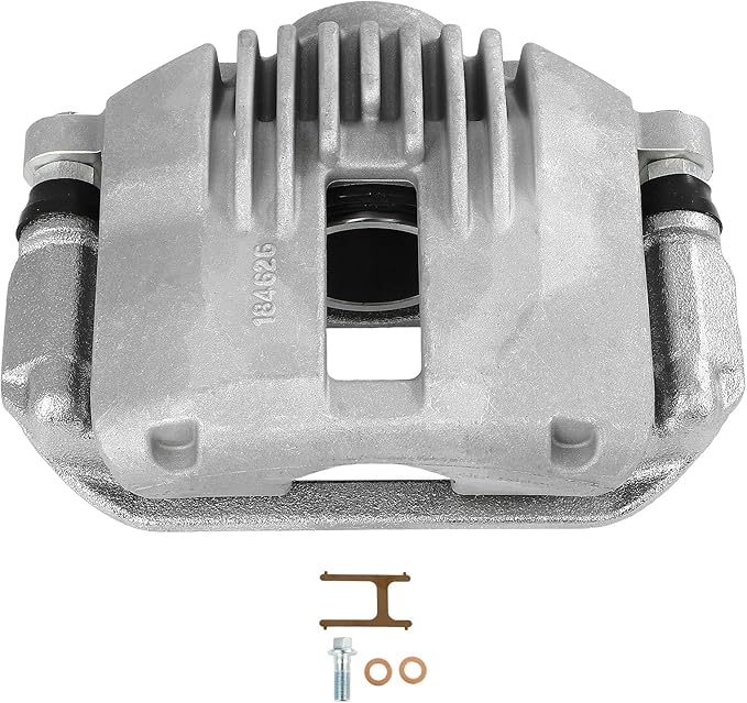 SCITOO 18B4627 Rear Left Disc Brake Caliper w/Bracket Fit For Chev For Caprice 1994-1996,For Chev For Impala 1994-1996, Single Piston