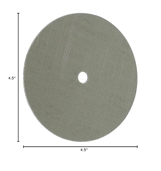 CS Unitec 80980 FIX Disc with Hook & Loop Fasterning, TZ Pyramid, 4-1/2" Diameter, A06/2000 Grit, (Pack of 10)