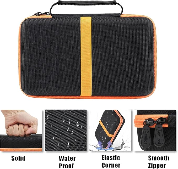 Aenllosi Hard Case for Klein Tools ET310 AC Circuit Breaker Finder & 80016 Circuit Breaker Finder Tool Kit & 80041 Outlet Repair Tool Kit & RT250 GFCI Outlet Tester Organizer (Case Only)