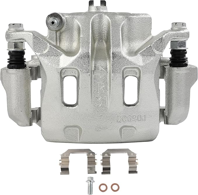 cciyu Front Right Brake Caliper Assembly w/Bracket 19B2871B For Infiniti 2006-2019,For Nissan 2009-2019