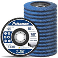 14 Pack of Flap Discs 4 1/2 for Angle Grinder Grit 60 Type 29 Zirconia Grinding Wheel for Wood Metal Sanding
