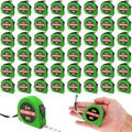 50 Pcs 6 FT Mini Tape Measure Retractable Bulk Small Measuring Tape Pocket Size Measurement Tool for Operation Christmas Items Party Favor Gifts Stuffers for Men(Green)