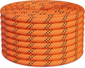 X XBEN Braided Polyester Arborist Rope 3/4 inch X 220ft, 48 Strands, 12 Inner core,8626 LBS Breaking Strength Outdoor Rope, Arborist Rigging Ropes for Rock Hiking Camping Swing Tree Rescue
