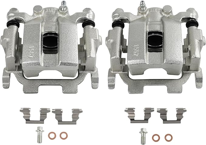 SCITOO 19B6036 19B6037 Rear Left & Right Brake Calipers w/Bracket For INFINITI For G25/For G37/For JX35/For M35h/For M37/For M45/For M56/For Q40/For Q50/For Q60,For Nissan For 370Z/For Murano