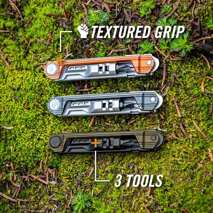 Gerber Gear Armbar Slim Drive Pocket Knife EDC Multitool with Screwdriver, Bottle Opener, Onyx
