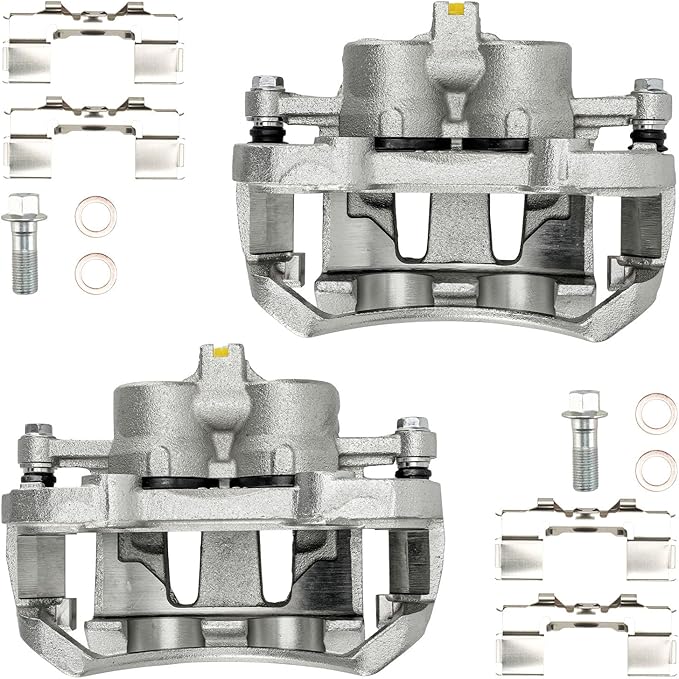 Torchbeam Front Brake Calipers Set for Nissan Frontier 1998-2004, Nissan Pickup 1995-1997, Nissan D21 1992-1994, Front Left and Front Right Calipers Replace # 19B1672+19B1673