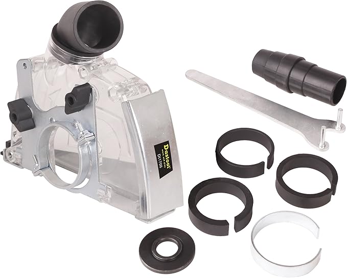 Angle Grinder Dust Collection Attachment,Cutting Dust shroud 4-1/2 inch to 5 inch Dt1706