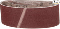 2-1/2 x 14 Inch Sanding Belt, 5 Pcs 120 Grit Knife Sharpener Belts Work Sharpening for Belt Sander Knife Carving Tool Metal Working