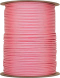 The Paracord Store | Type III 550 Paracord - 1000 FT Spool, Rose Pink | Heavy Duty 7 Strand Tactical Paracord - USA Made Nylon Outdoor Parachute Cord for Camping, Fishing & More - Survival Cord