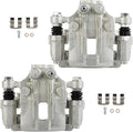 cciyu Rear Left & Right Brake Calipers Assembly w/Bracket 19B6390A 19B6391A 2015 2016 2017 2018 2019 For Hyundai For Sonata,2016 2017 2018 2019 2020 For Kia For Optima