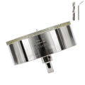4-5/16inch | 110mm Diamond Hole Saw with Center Drill bit and Diamond-Coated Center Drill bit for Ceramic Glass Marble Fiberglass Granite and Porcelain Tiles by CENYB