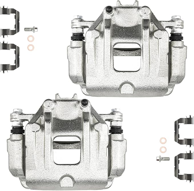 Torchbeam Front Brake Calipers Set for Kia Sorento 2011-2013, Hyundai Santa Fe 2010-2012, Front Left and Front Right Calipers Replace # 19B6463+19B6462