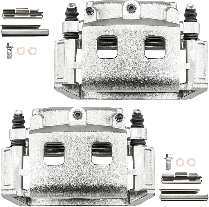 Torchbeam Front Brake Calipers Set for Dodge 2002-2003 Ram 1500, Dodge 2004-2005 Ram 1500 5.7L, Dodge 2004-2005 Ram 1500 4.7L, Front Left and Front Right Calipers Replace # 18B4832+18B4833