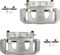 SCITOO 18B4615 18B4614 Front Left & Right Disc Brake Calipers Assembly w/Bracket For Ford