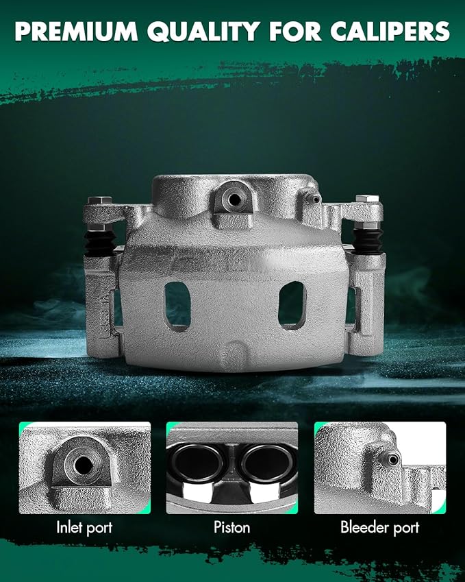 SCITOO 18B4918A 18B4919A Disc Brake Calipers Assembly with Bracket Fit For Cadillac 2008-2019,For Chevrolet 2008-2019,For GMC 2008-2019