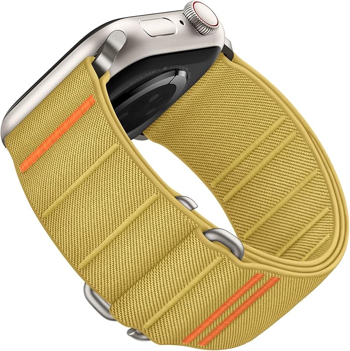Suitisbest Sport Bands Compatible with Apple Watch Ultra Band 49mm 46mm 45mm 44mm 42mm 38mm 40mm 41mm Men Women, Stretchy Nylon Sport Loop Strap with S-Hook for iWatch Series 10 Ultra SE 9 8 7 6 5 4 3