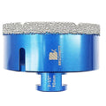 3-1/2 Inch Diamond Core Drill Bit for Porcelain Tile Ceramic Marble Granite Drilling,BRSCHNITT 1pc Vacuum Brazed Diamond Hole Saw with 5/8-11 Thread (90mm)