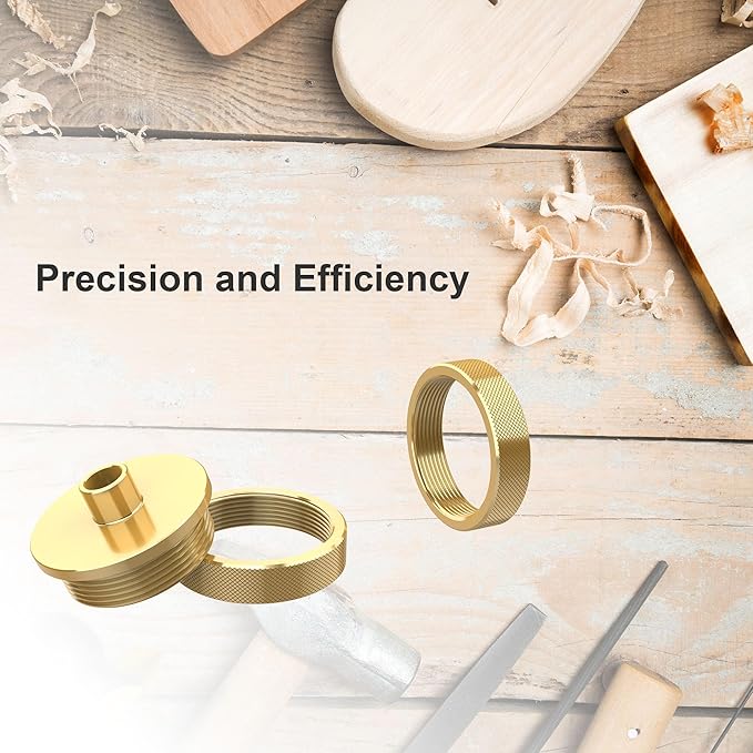13 Pcs Precision Brass Router Template Bushing Guides Sets, Router Guide Bushing with Carrying Case