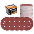 100Pcs 150 Grit Sanding Discs 5 Inch 8 Hole: Woodworking/Metalworking Round Medium Coarse Hook and Loop Sandpaper for Random Orbital Sander