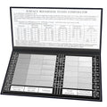 30PCS Surface Roughness Comparator,Surface Finish Comparator Set,Roughness Test Block Ra0.05-12.5mm Microfinish Comparator for Machinery Manufacturing Lathe Teaching