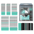 50 PCS Contractor Jigsaw Blades Set - Assorted T-Shank Jig Saw Blades for Wood, Plastic and Metal Cutting(T118A,T118B,T101AO,T101B,T101BR,T144D)