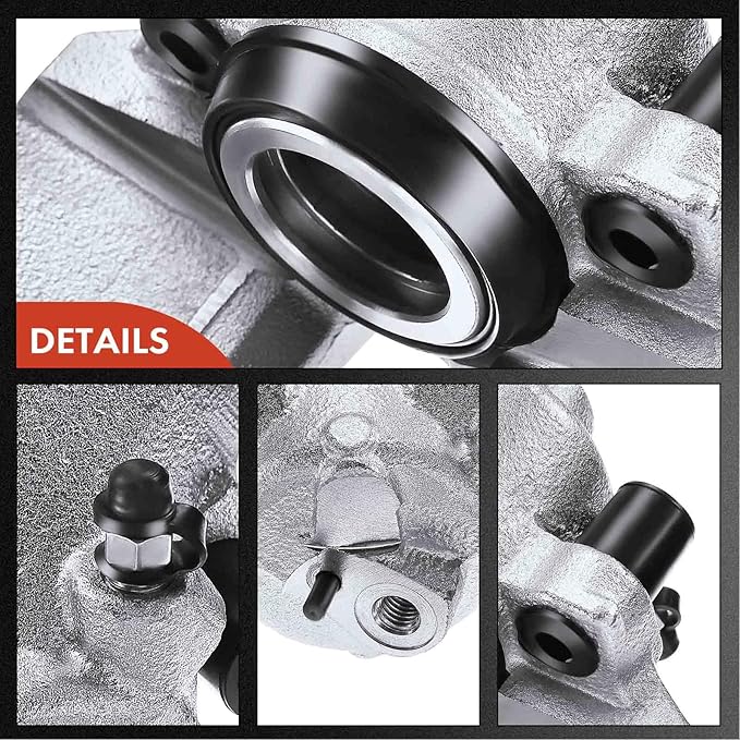 A-Premium Disc Brake Caliper Assembly Compatible with Select Audi and Volkswagen Models - A1 11-13, A3 10-13, Beetle 12-19, Bora 05-10, Golf 10-14, For Jetta 05-18, Rabbit 06-09 - Front Passenger
