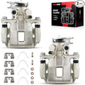 Torchbeam Rear Brake Calipers Set for Honda 2008-2012 Accord, Acura 2009-2014 TSX, Rear Left and Rear Right Calipers Replace # 19B3358+19B3359