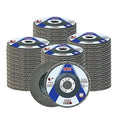 Sali 48 Pack Flap Disc 120 Grit 4.5" x 7/8-Inch Sanding Disc Bevel Type #29 Premium and Industrial Grade Angle Grinder Grinding Wheel High Performance Edge Grinding
