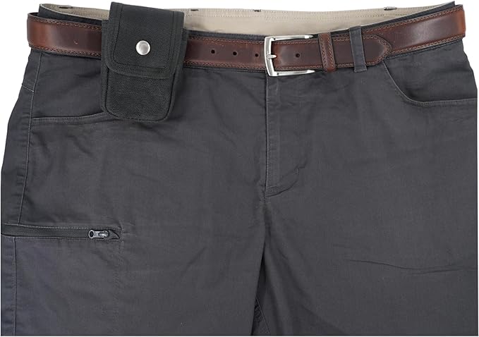 Tintirs 2 Pack EDC Belt Pouches for Men Women, Compact Holster Pouches Waist Bags with Belt Loop for Fishing, Hiking, Camping, Durable Snap Closure, Premium Waxed Canvas