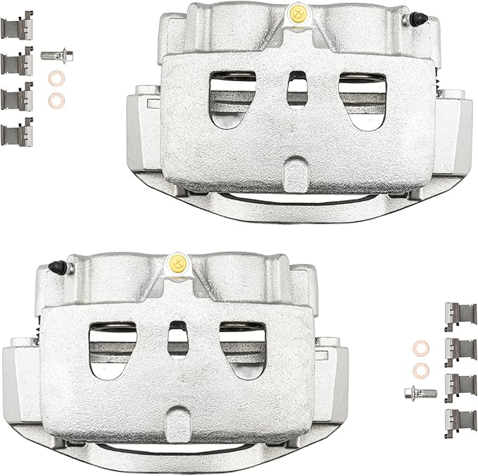 Torchbeam Front Brake Calipers Set for Chevrolet Silverado 2500 HD 2011-2019, GMC Sierra 2500 HD 2011-2019, Chevrolet Silverado 3500 HD, Front Left and Front Right Calipers Replace # 18B5302+18B5303