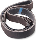 2 x 72 Inch Sanding Belts, 80 Grit Aluminum Oxide Metal Grinding Belts, 2 x 72 Sander Belts for Metal Polishing, Knife Sharpening, 6 Pack