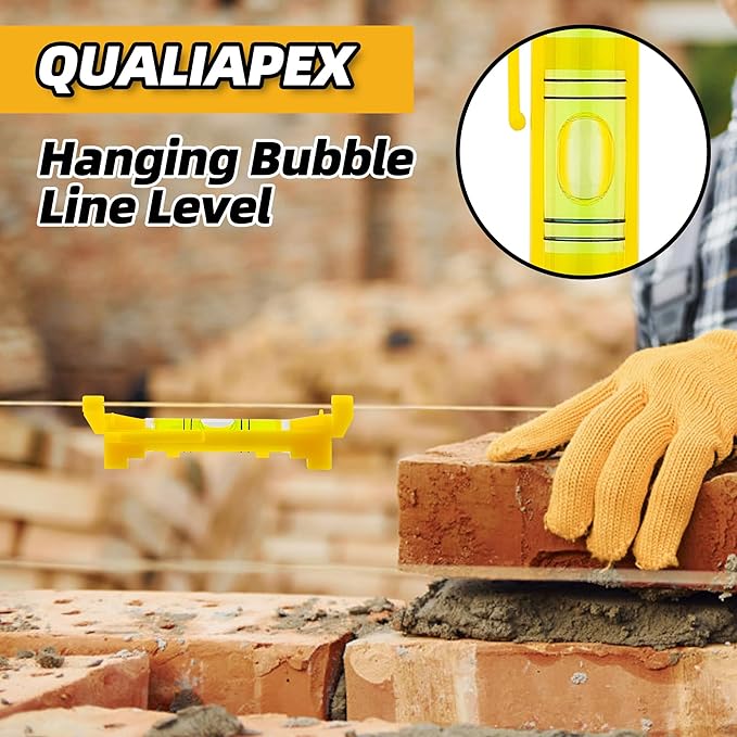 16 Pcs Hanging Bubble Line String Level Tools, Mini Spirit Level for Building Trades, Bricklaying, Tiling, Engineering, Surveying, Metalworking and Measuring