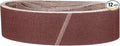 4 x 36 Inch Sanding Belt, 12 Pcs 80 Grit Knife Sharpener Belts Work Sharpening for Belt Sander Knife Carving Tool Metal Working