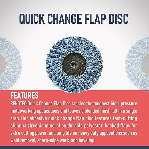 30 Pcs 2 Inch Mini Flap Disc, Assorted 40/60/80 Set, High Density Zirconia Grinding Flap Disc, with 1/4 inch Shank Holder, On Metal Grinding, for Angle Die Grinder (Pack of 30)
