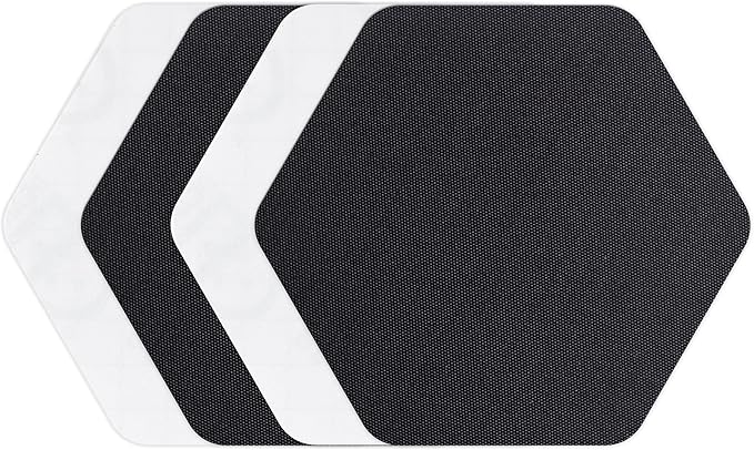 GEAR AID Tenacious Tape Hex 2.5” and 1.5” Repair Patches, Peel-and-Stick to Fix Holes and Burns in Down Jackets, Rain Gear, Tents, Tarps and More
