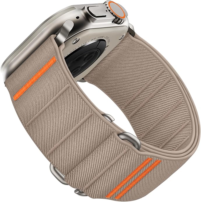 Suitisbest Sport Bands Compatible with Apple Watch Ultra Band 49mm 46mm 45mm 44mm 42mm 38mm 40mm 41mm Men Women, Stretchy Nylon Sport Loop Strap with S-Hook for iWatch Series 10 Ultra SE 9 8 7 6 5 4 3