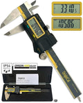 iGAGING Absolute Origin 0-4" Digital Caliper, IP54 Stainless Steel, SPC/USB Output Port, Inch & Metric Modes, Case, Manual
