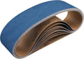 10-Piece 4 x 36 Inch 400 Grit Zirconia Sanding Belts, Heavy Duty Long-lasting Sanding Bands for Belt Sander, Rust Paint Removal, Wood Metal Grinding and Finishing