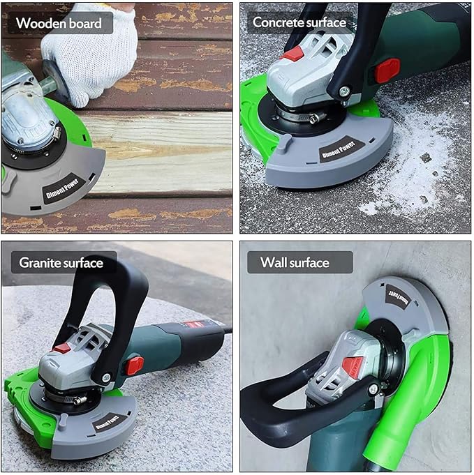 Diment Power Surface Grinding Dust Shroud for Angle Grinder 115mm / 125mm （4 inch / 5 inch）