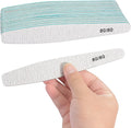 Diesisa 15pcs 80/80 Grit Nail Files for Natural Nails, Double Sided Emery Boards for Nails, Professional Nail Files for Acrylic Nails for Home & Salon (limas para manicura)