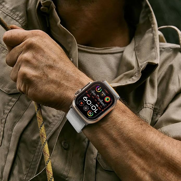 Suitisbest Sport Bands Compatible with Apple Watch Ultra Band 49mm 46mm 45mm 44mm 42mm 38mm 40mm 41mm Men Women, Stretchy Nylon Sport Loop Strap with S-Hook for iWatch Series 10 Ultra SE 9 8 7 6 5 4 3