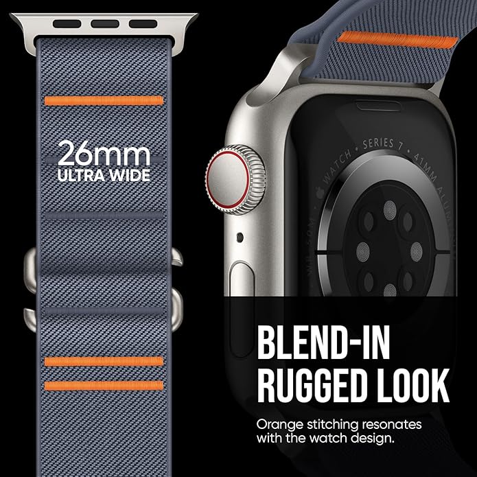 Suitisbest Sport Bands Compatible with Apple Watch Ultra Band 49mm 46mm 45mm 44mm 42mm 38mm 40mm 41mm Men Women, Stretchy Nylon Sport Loop Strap with S-Hook for iWatch Series 10 Ultra SE 9 8 7 6 5 4 3