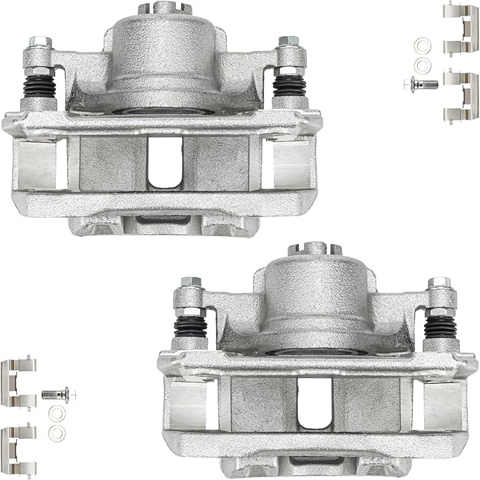 Torchbeam Front Brake Calipers Set for Honda Accord 2003-2012, Acura TL 1999-2008, Acura TSX 2004-2014, Acura RL 1999-2004, Acura CL, Front Left and Front Right Calipers Replace # 19B2584+19B2585