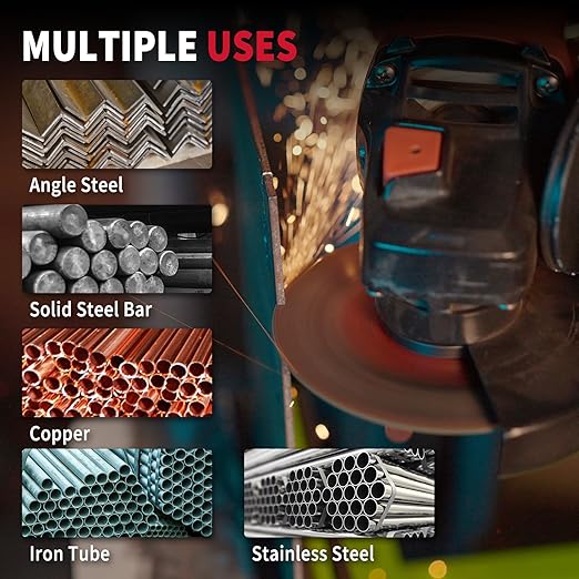 25 Pack 6" Industrial Grade Cut Off Wheels, Ultra Thin 0.045" x 7/8" Aluminum Oxide & Silicone Carbide Cutting Discs for Angle Grinders, 30% Performance Up