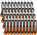 40 Pack Box Cutter Retractable Bulk, Box Cutters, Utility Knife, Box Cutter for Paper, Cardboard, Plastic, Leather, Razor Knife, 18mm Wide Blade,Retractable Heavy Duty