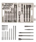 toolant Rotary Hammer Drill Bits Set with Chisels-Masonry Drill Bit Set,SDS Plus 17PCS Concrete Masonry Hole Tool with Storage Case for Concrete, Stone, Brick